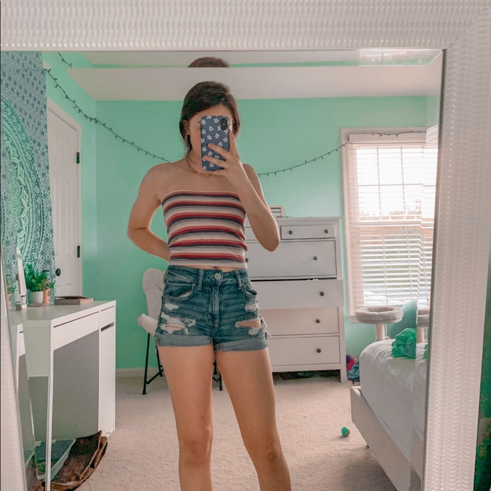 american eagle tube top
